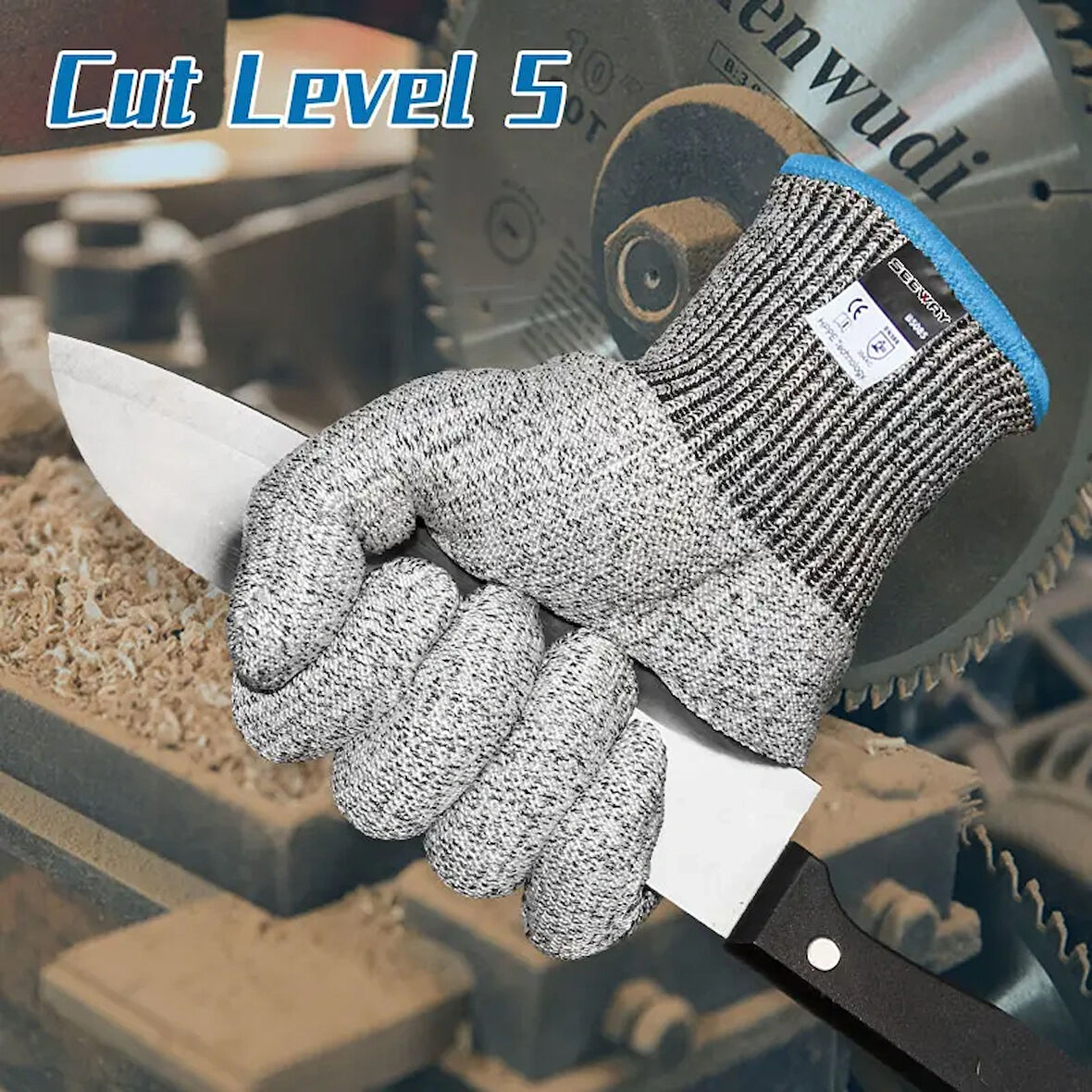 Seeway 5. Seviye Kesilmeye Dayanıklı Eldiven