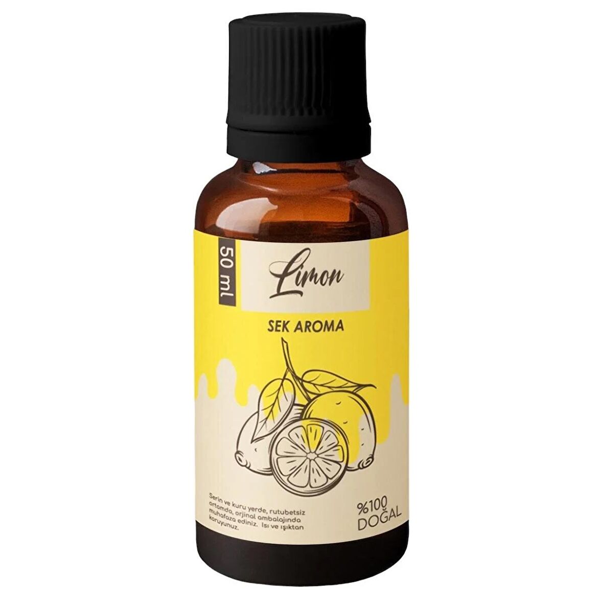 Sek Aroma Limon Votka Kiti-Limon Vodka Aroması 50 ML (5 LİTREYE UYUMLU)