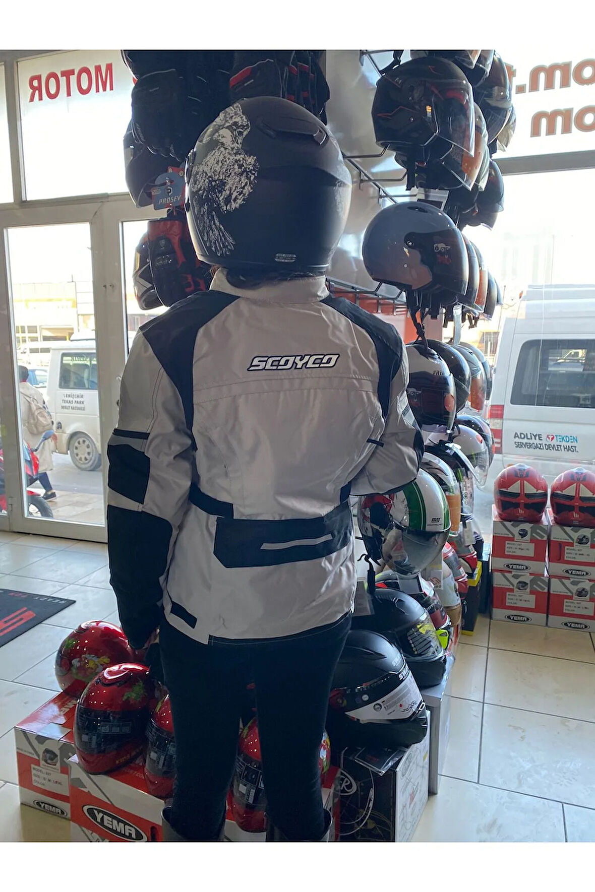 JK122W Kadın Motosiklet Montu