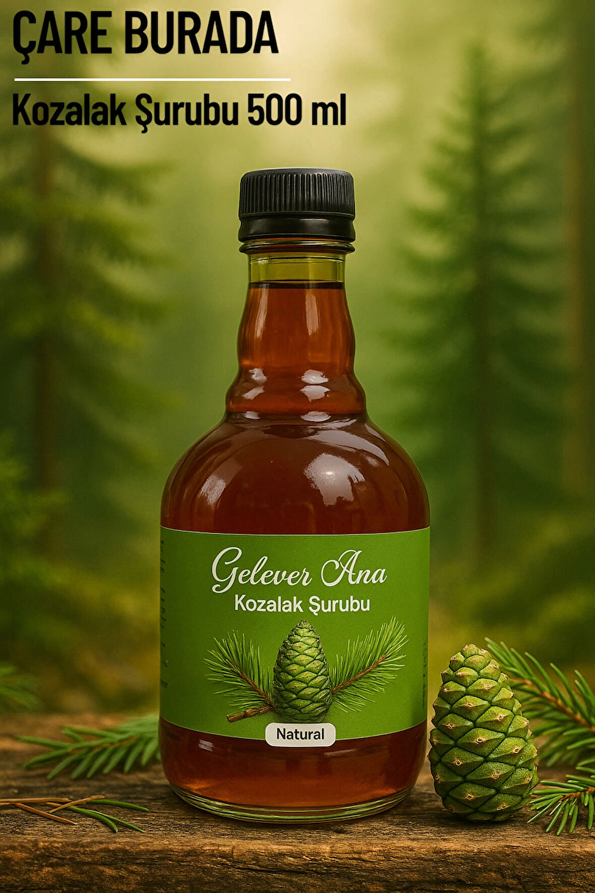 Selver Ana Kozalak Şurubu 500 Ml