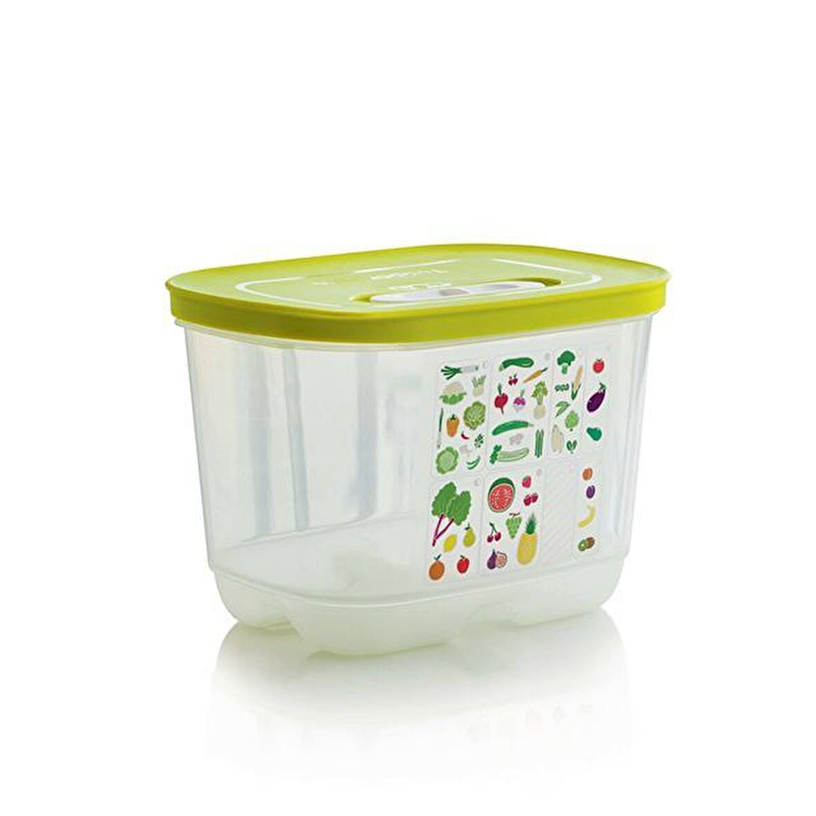 TUPPERWARE Sera Serisi Sebze Meyve Saklama Kabı 1.8 lt Yüksek Gövde