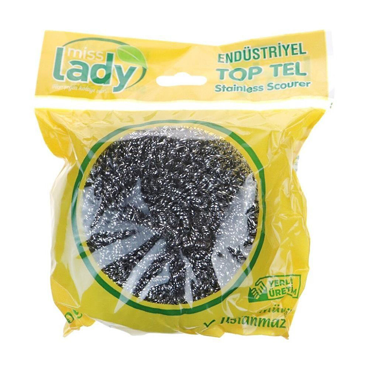 Miss Lady Endüstriyel Büyük Boy Bulaşık Teli / Ovma Teli / Toptel - 1 Adet