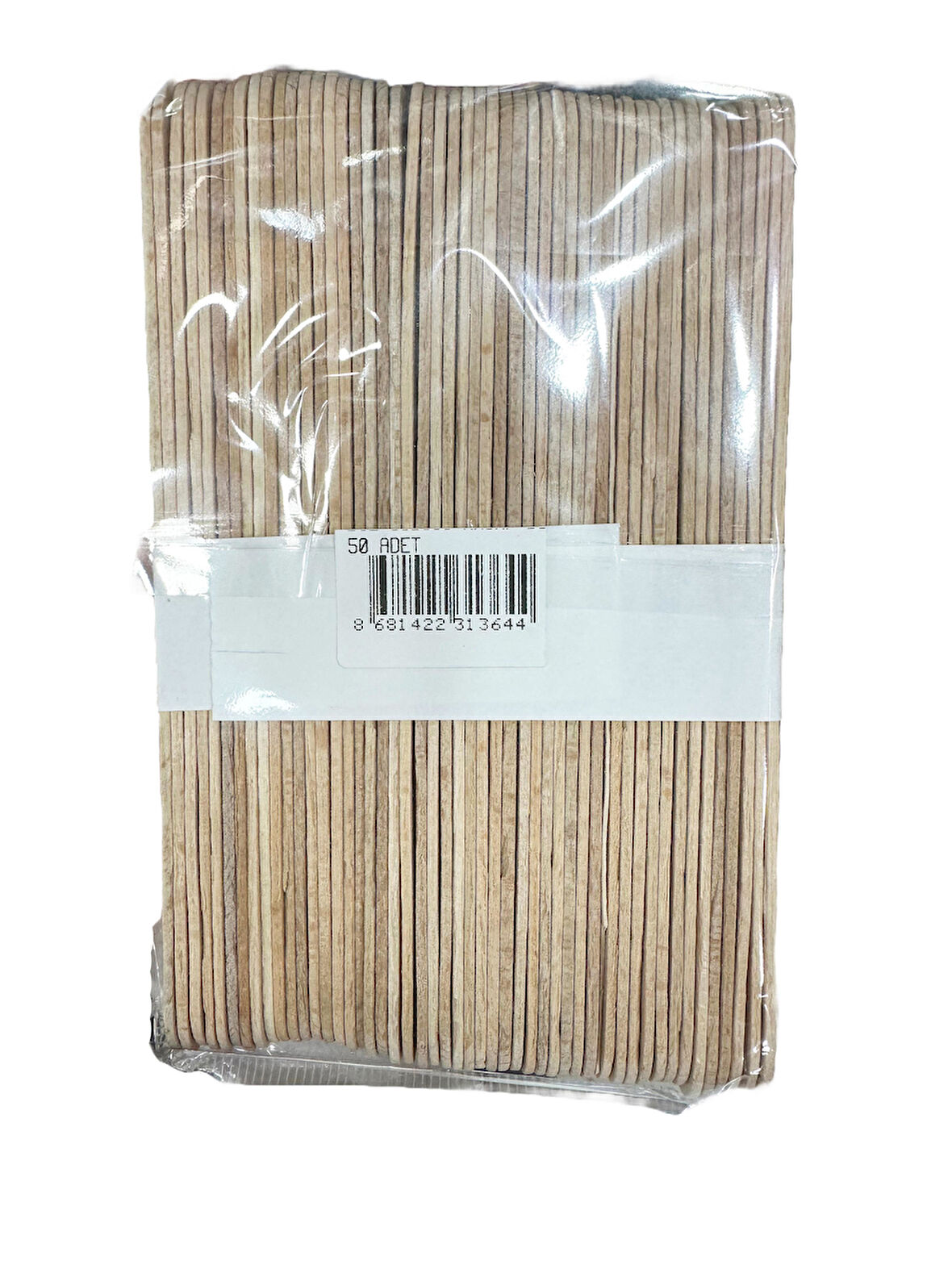Dil Çubuğu Ahşap Maket Çubukları 2 x 15 Cm. - 50 Adetlik Paket