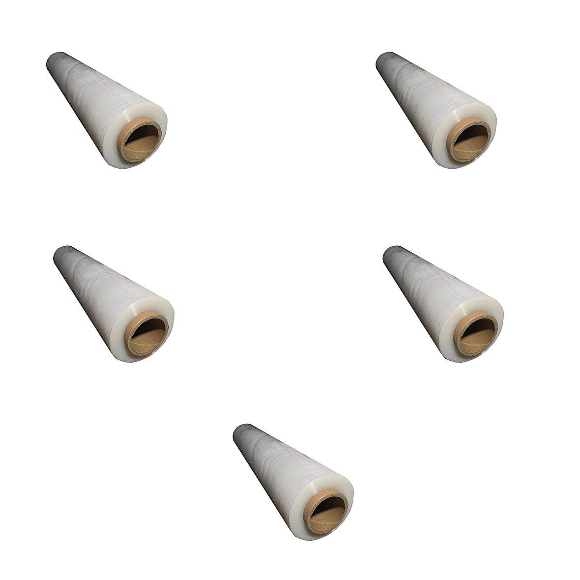 Arma Palet Rulo Streç Film Folyo - Şeffaf - 23 Mikron - 50 Cm. x 300 Metre - 3000 Gr. - 5 Adet