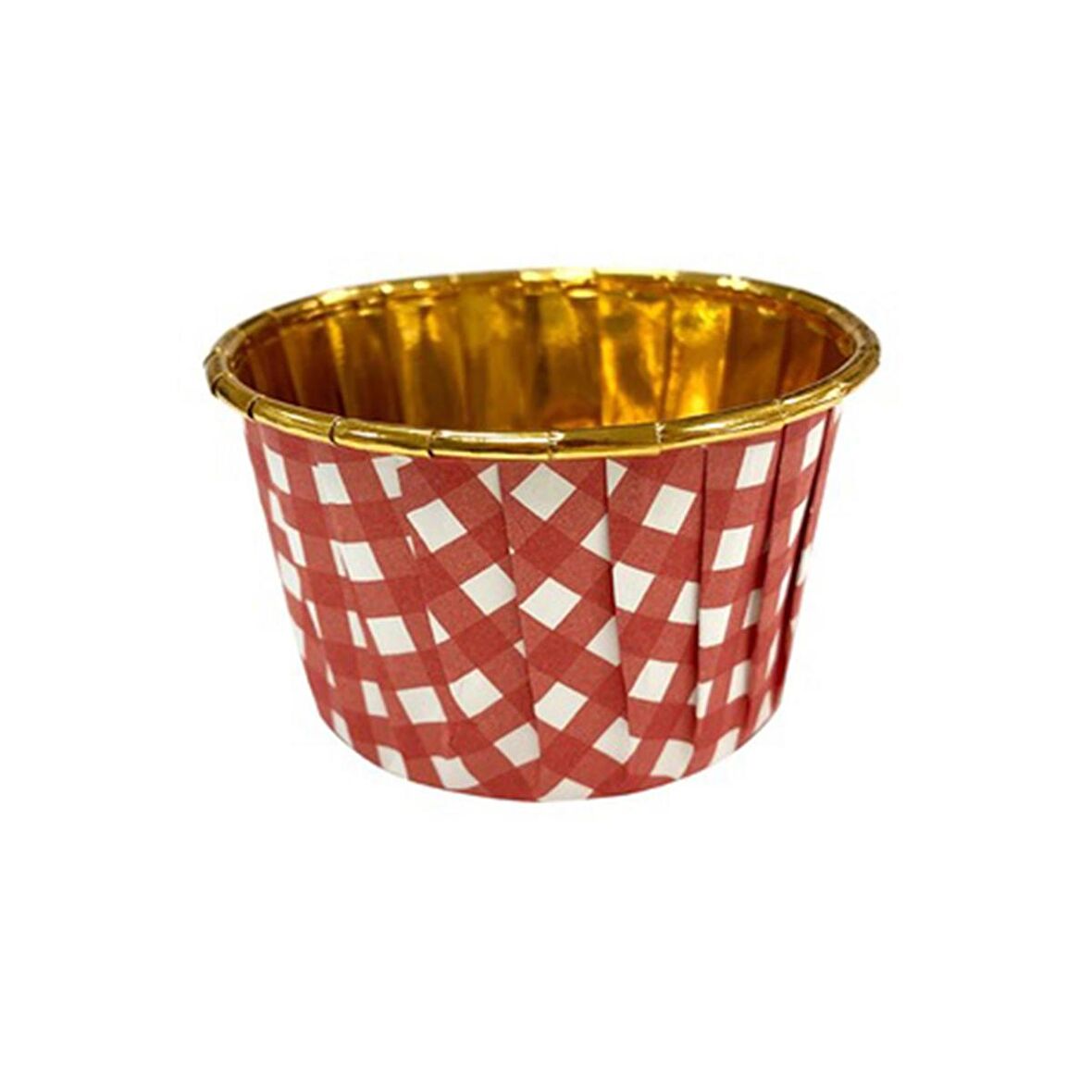 Dolphin Muffin Kağıt Karton Altın Kırmızı Cupcake Kek Kalıbı Kapsülü Kabı - 25 Adetlik 10 Paket