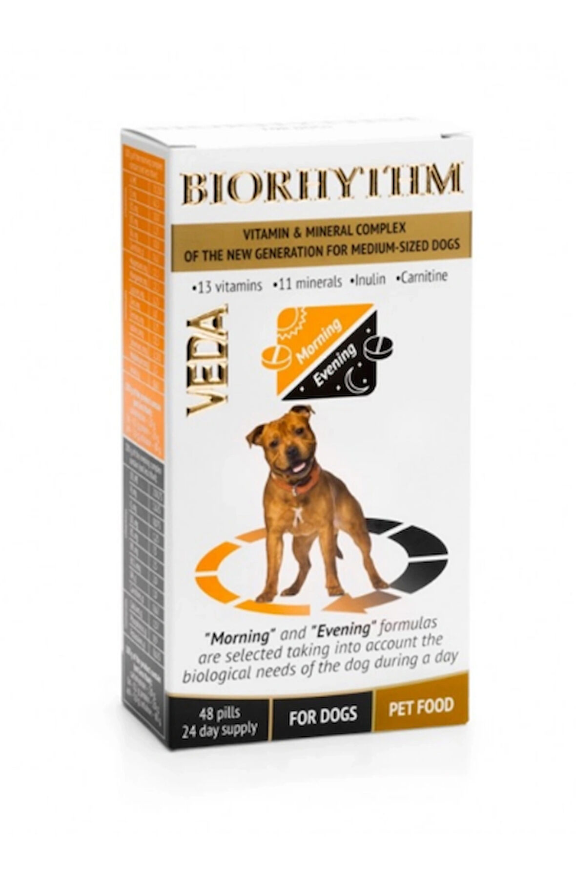 Veda Biorhythym for Dogs | Köpekler için Vitamin-Mineral Kompleksi 48 Tablet