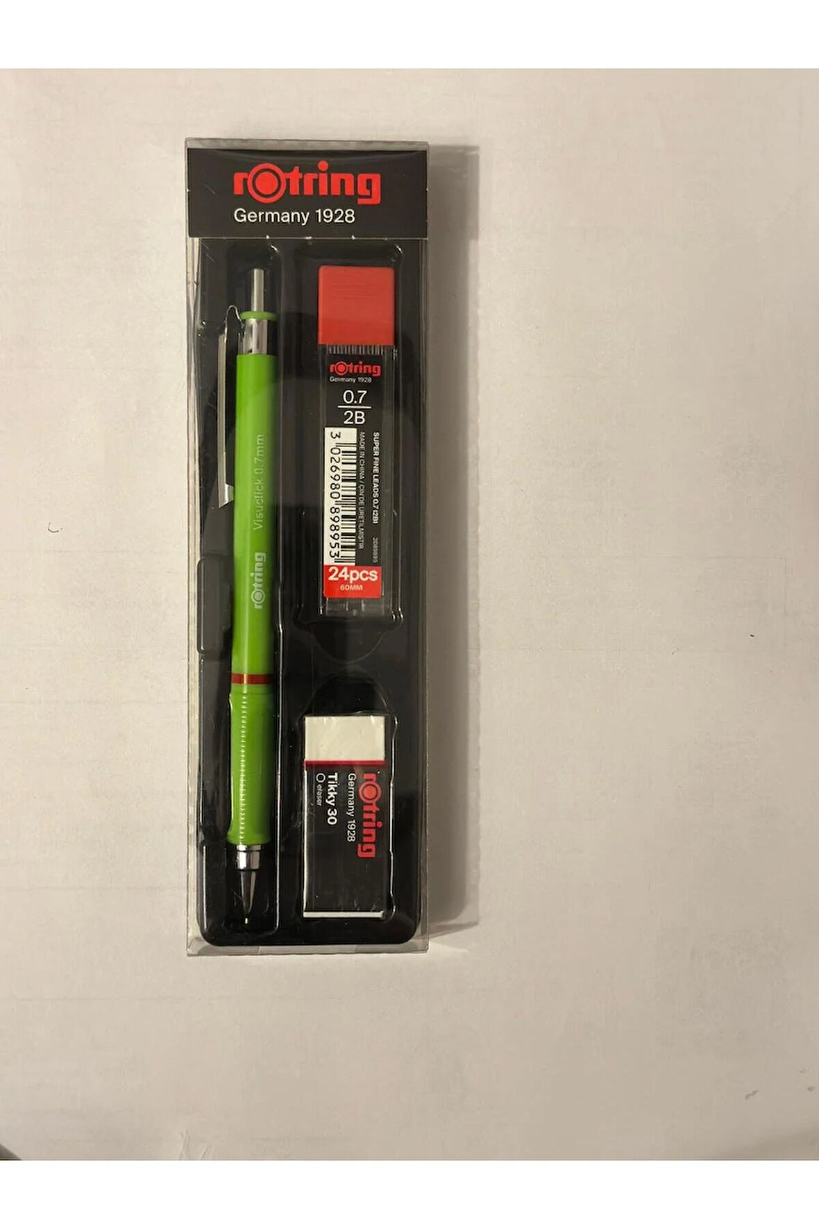 Visuclick Versatil Kalem 3’lü Okul Seti, Uçlu Kalem 0.7 mm, 0.7 Uç 2B, Silgi Hediye
