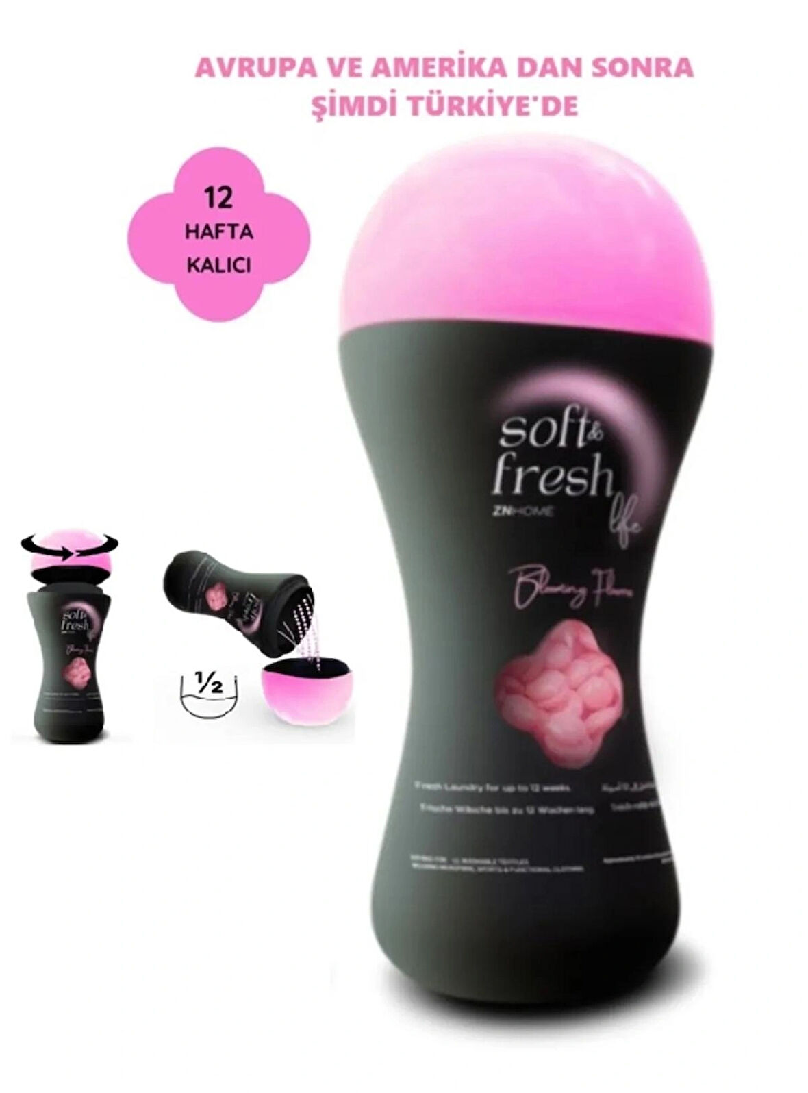 Soft&Fresh Life Granül Çamaşır Parfümü & Boncuk Yumuşatıcı 210 Gr(ÇİÇEK AÇAN ÇİÇEKLER)