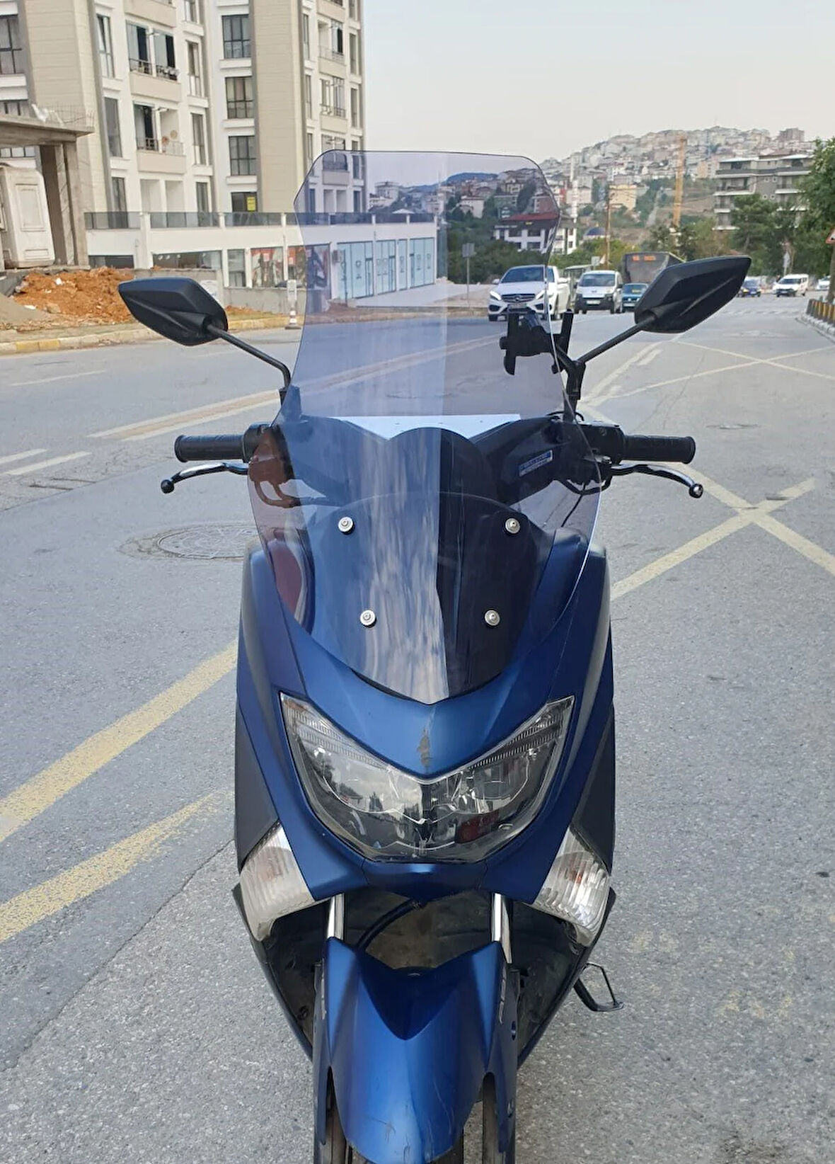 MOTOCAM SFM Pyrexia 150 Siperlik Ön Cam 2023-2025 Model 69cm Füme Renkli 4mm