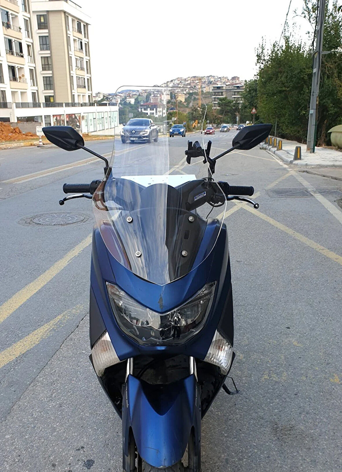 MOTOCAM SFM Pyrexia 150 Siperlik Ön Cam 2023-2025 Model 69cm Şeffaf Renkli 4mm