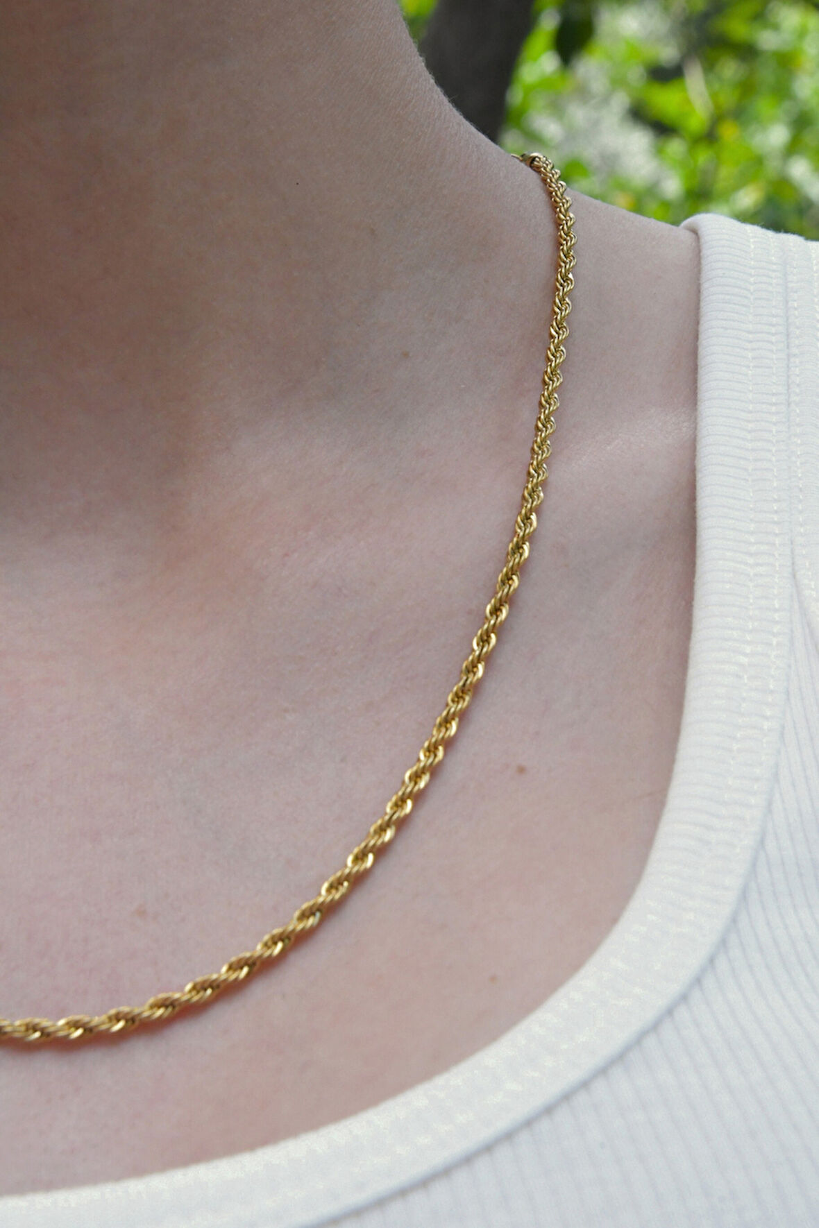 Burgu Model Unisex Çelik Zincir Kolye 3 Mm