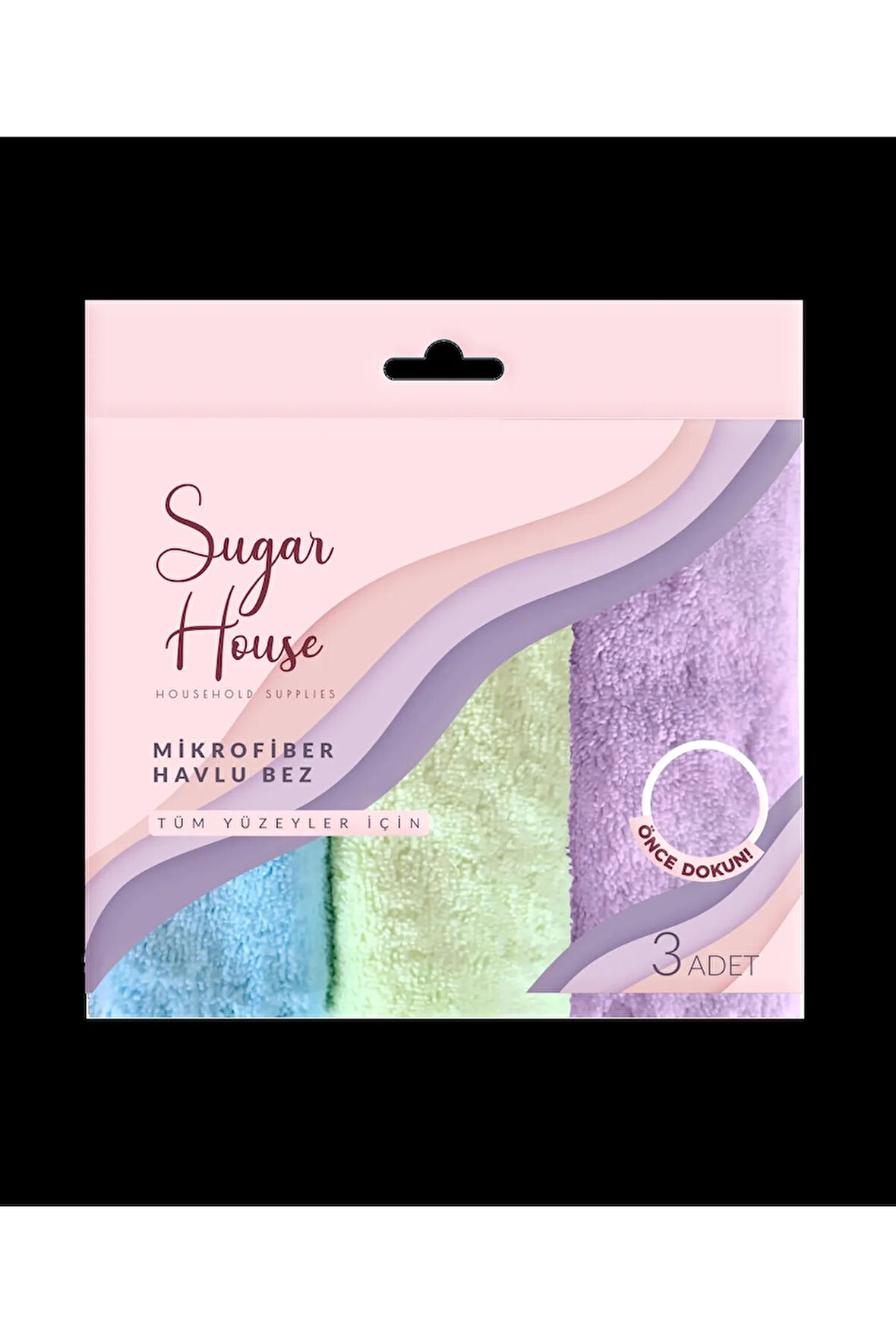 Sugar House Mikrofiber Havlu Bez 3'lü