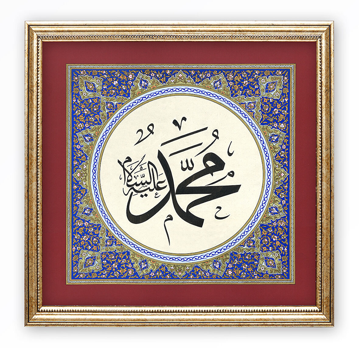 Sinan Grafik İslami Tablo Muhammed s.a.v.  Hüsn-i Hat Levha STN-S202