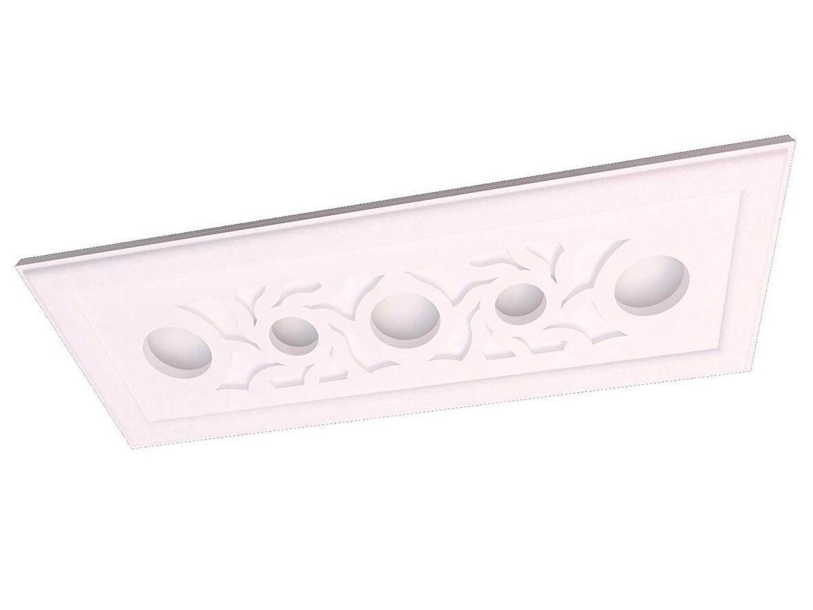 Motifpiyer spotlu gizli ışıklı tavan göbeği sgt-52-5 30X90X4.5cm
