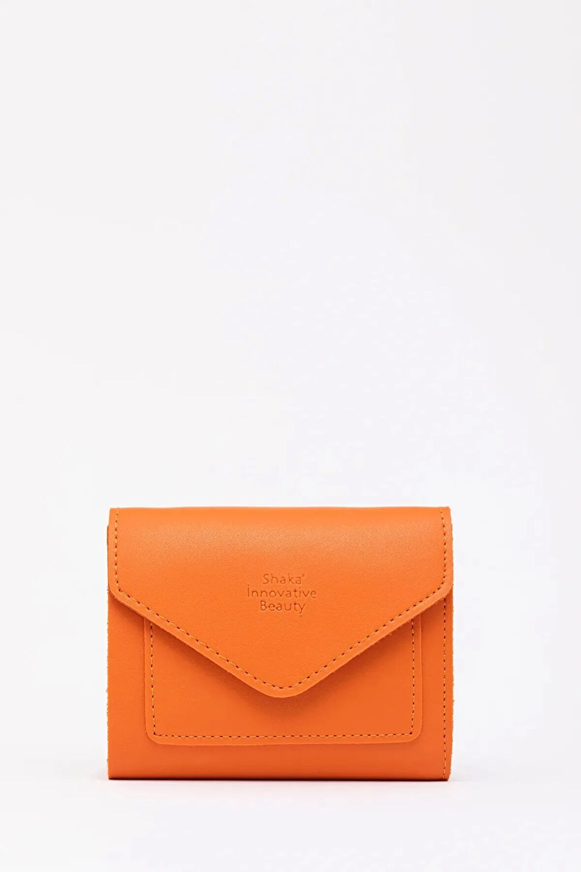 Suni Deri Bozuk Ve Kağıt Para Bölmeli Çıtçıtlı Kartlıklı Orta Boy Zarf Model Cepli Cüzdan