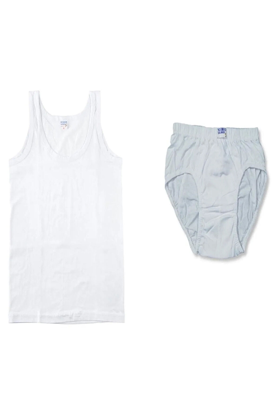 12 Adet Erkek Çocuk Atlet Külot Takım