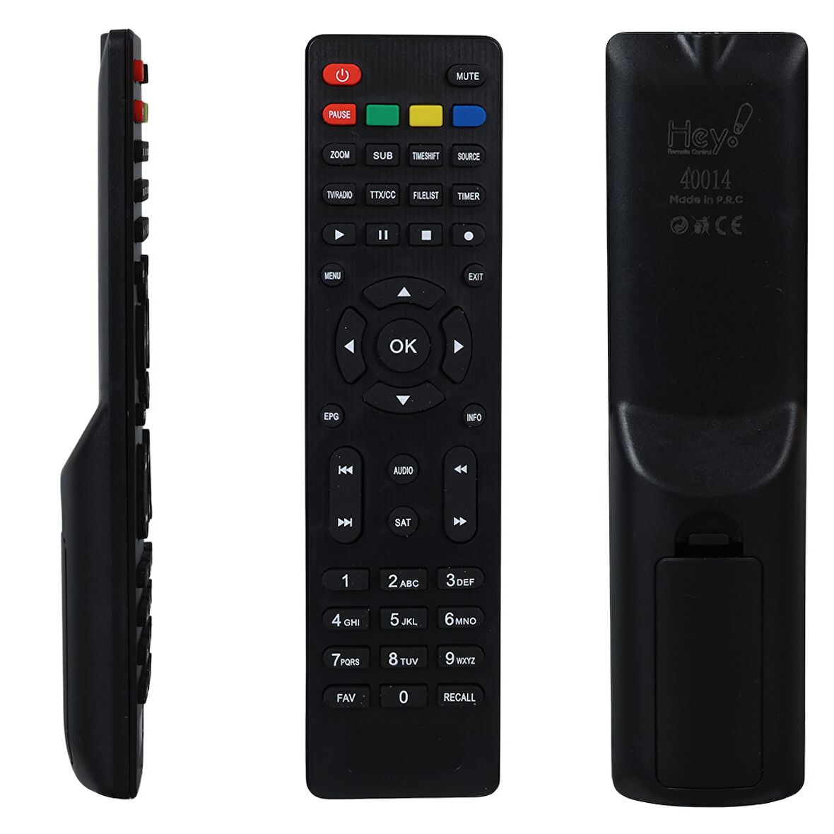 MERSAT STAR/YUMATU HD/CITYBOX HD/MERSAT MARGINAL UYDU KUMANDASI PAUSE KIRMIZI (40014=3035) (4593)