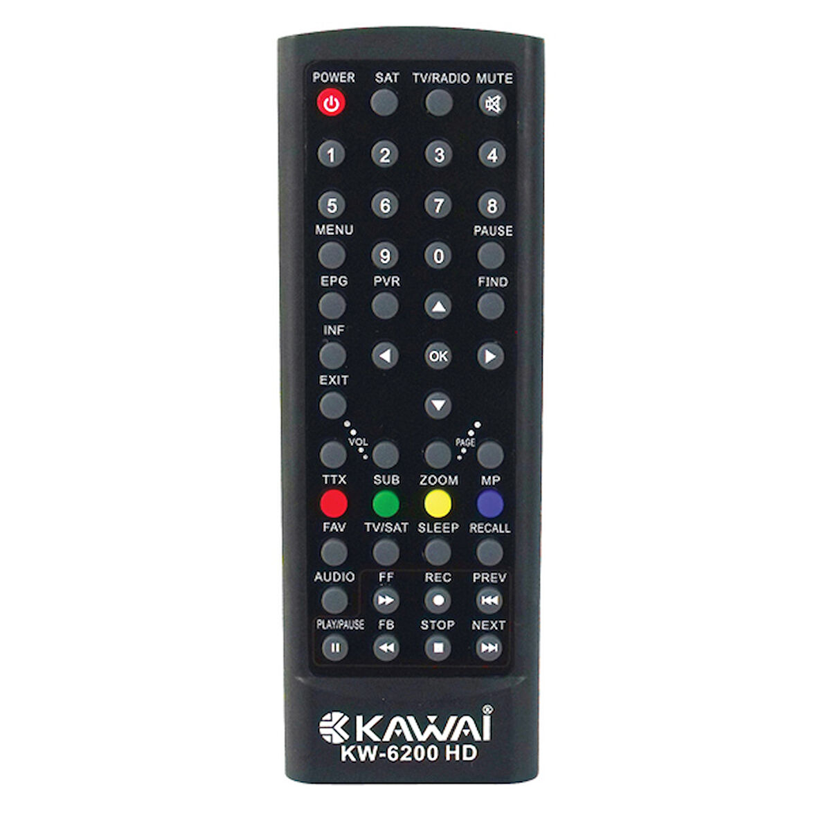 KR KAWAİ KW-6200 HD UYDU KUMANDASI (31808=31533) (4593)