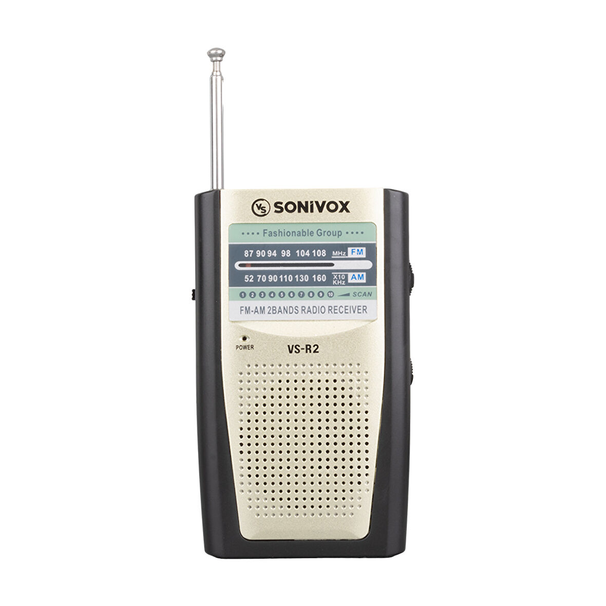 KREM RENK ANALOG RADYO VS-R2 (4593)