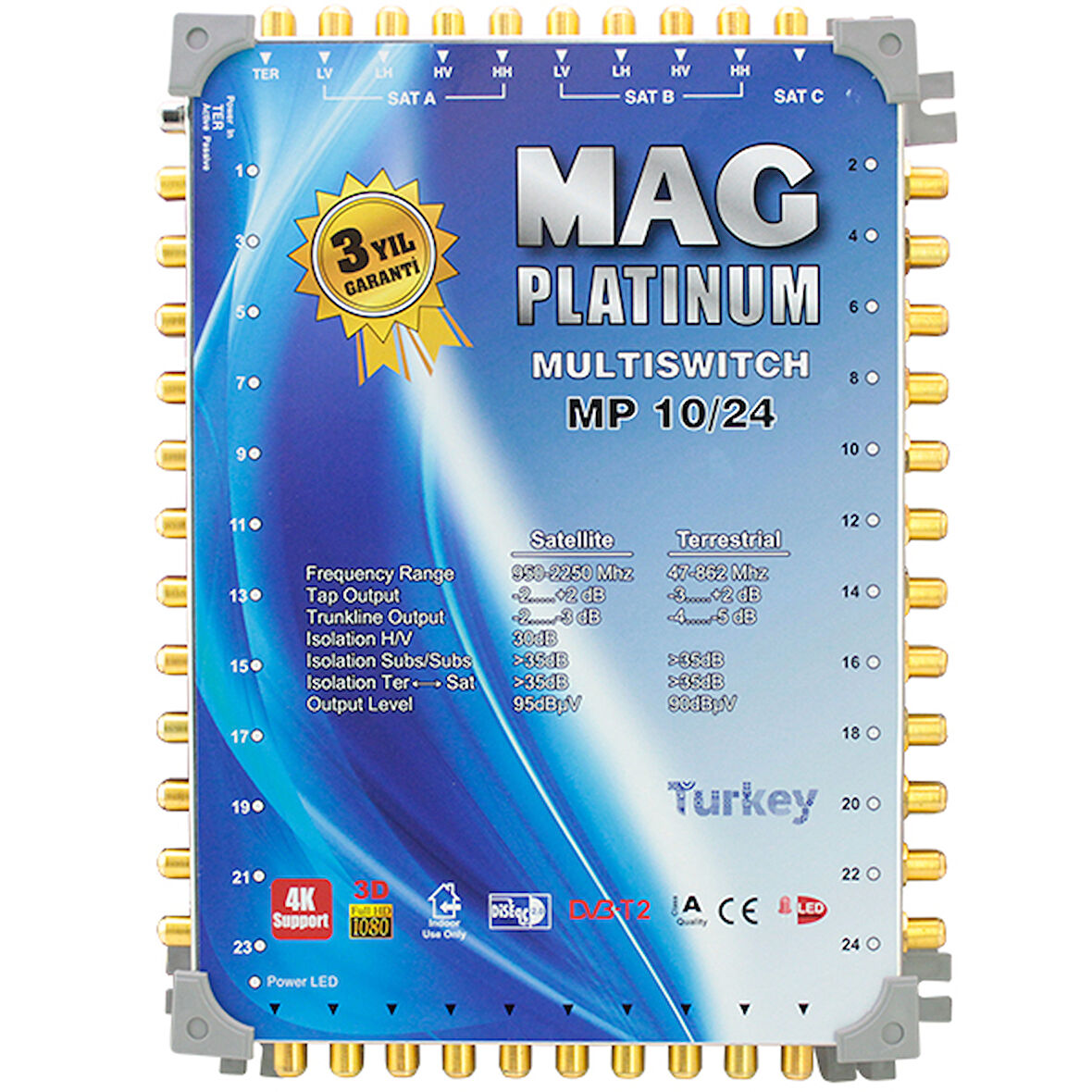 10*24 SONLU UYDU SANTRALİ MAG PLATINUM (4593)