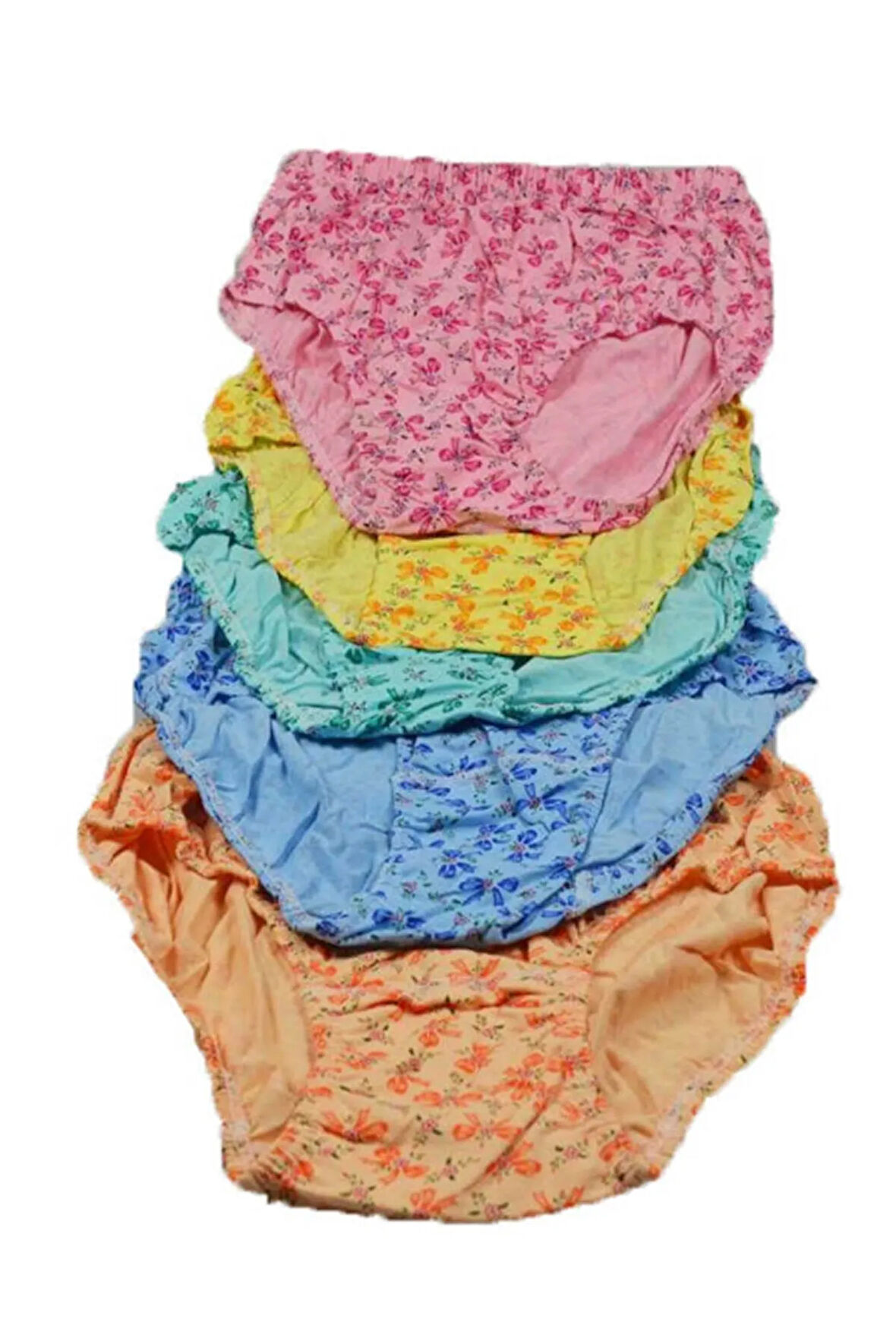 Kadın Çok Renkli Pastel Bato Külot 12'li