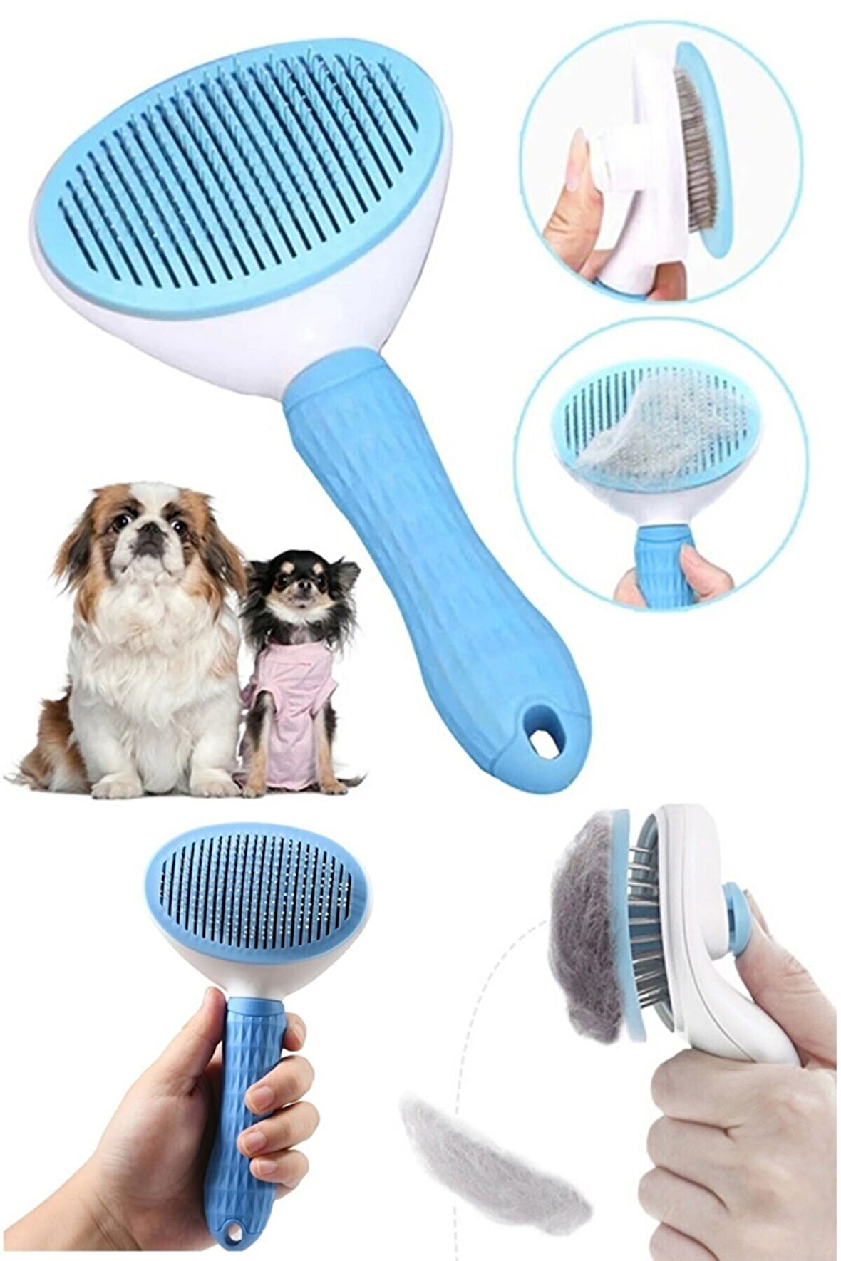 Otomatik Temizlenen Evcil Hayvan Tarağı