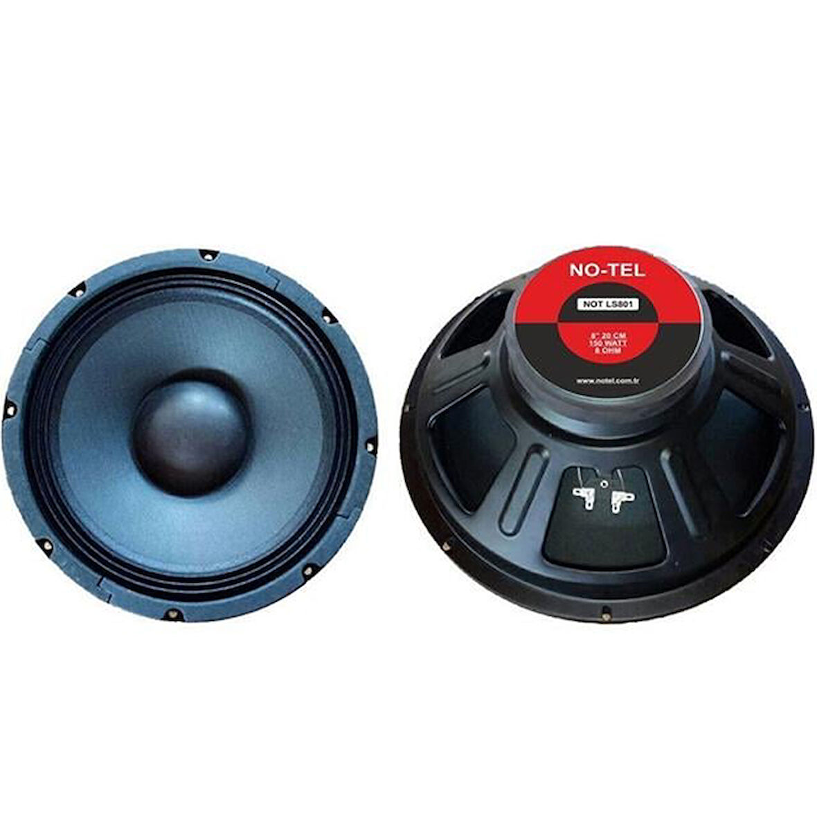 No-Tel Not-Ls801 8'' 20 Cm 150 Watt Çıplak Yedek Hoparlör