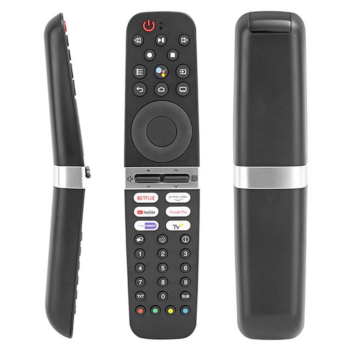 Weko Netflix-Prime Video-Beinconnect-Google Play-Youtube-Tv+ Tuşlu Mikrofonlu Ses Komutlu