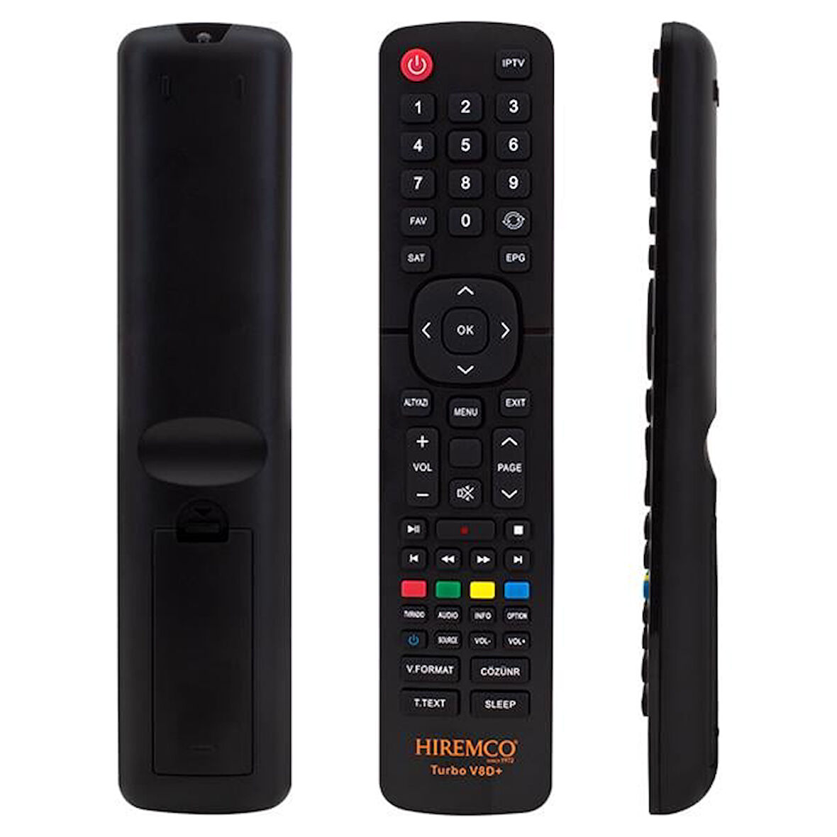 Hiremco Turbo V8D+ Uydu Alıcı Kumandası