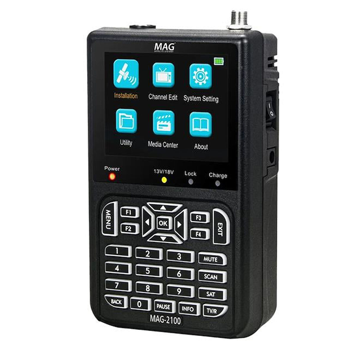 Mag Mag-2100 3.5'' Dvb-S/S2 Lcd Ekran Görüntülü Hd Uydu Yön Sinyal Bulucu