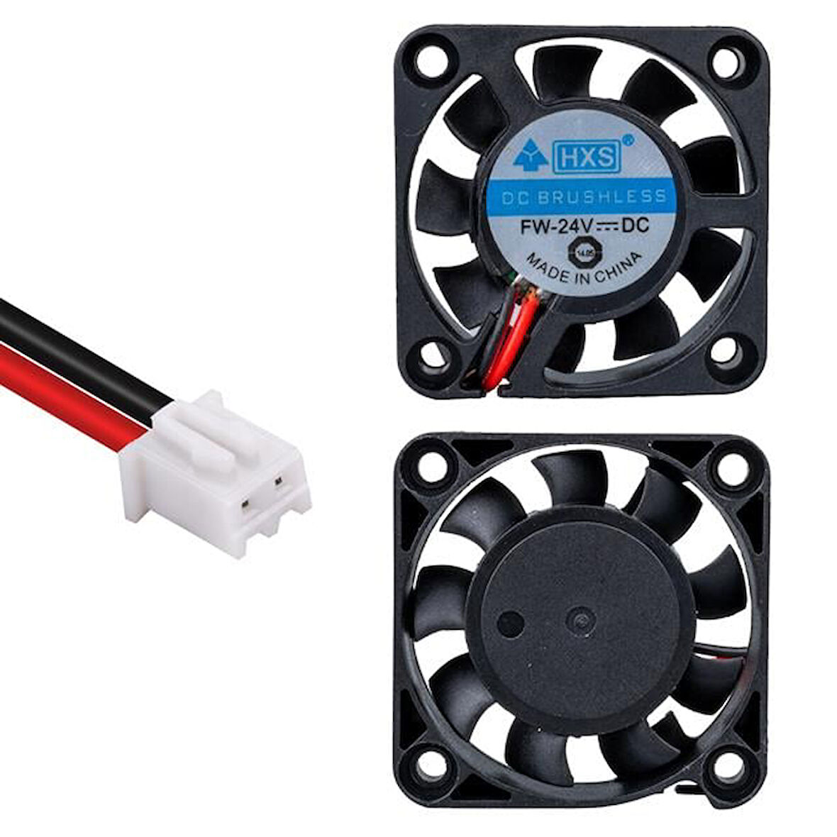 Ic-216A Fırçasız Dc Fan 40X40X10Mm 24 Volt 2 Pin
