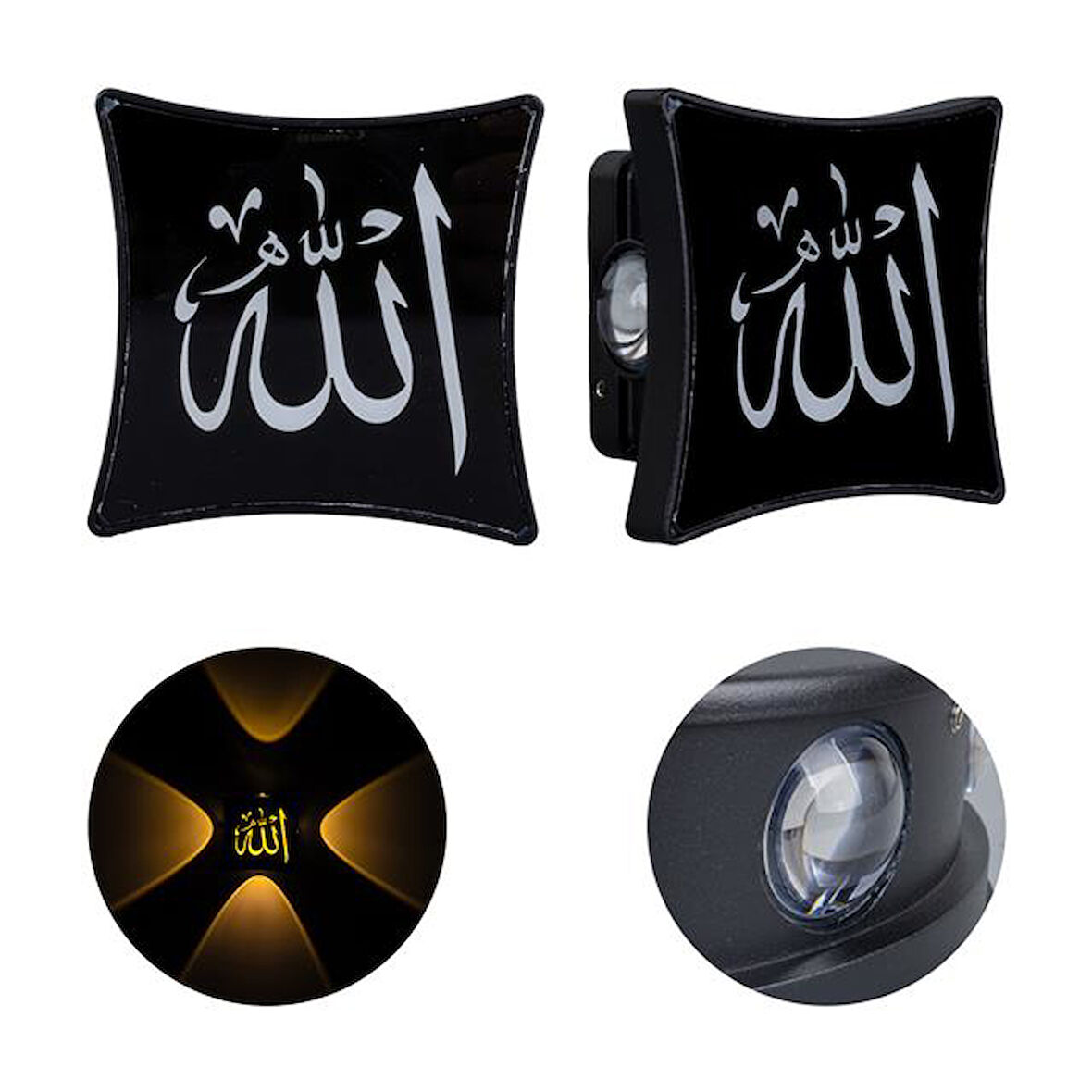 Pm-24449 3000K Allah Dekoratif Led Duvar Aplik
