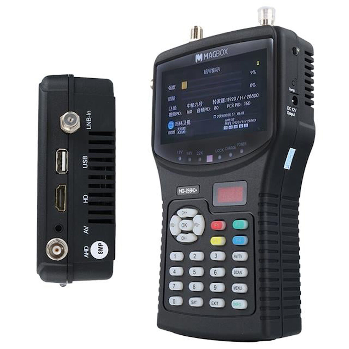 Magbox Mg-255Hd+ 4.3'' İnç Full Hd Lcd Ekranlı Görüntülü Uydu Yön Bulucu (Uzaktan Kumandalı)