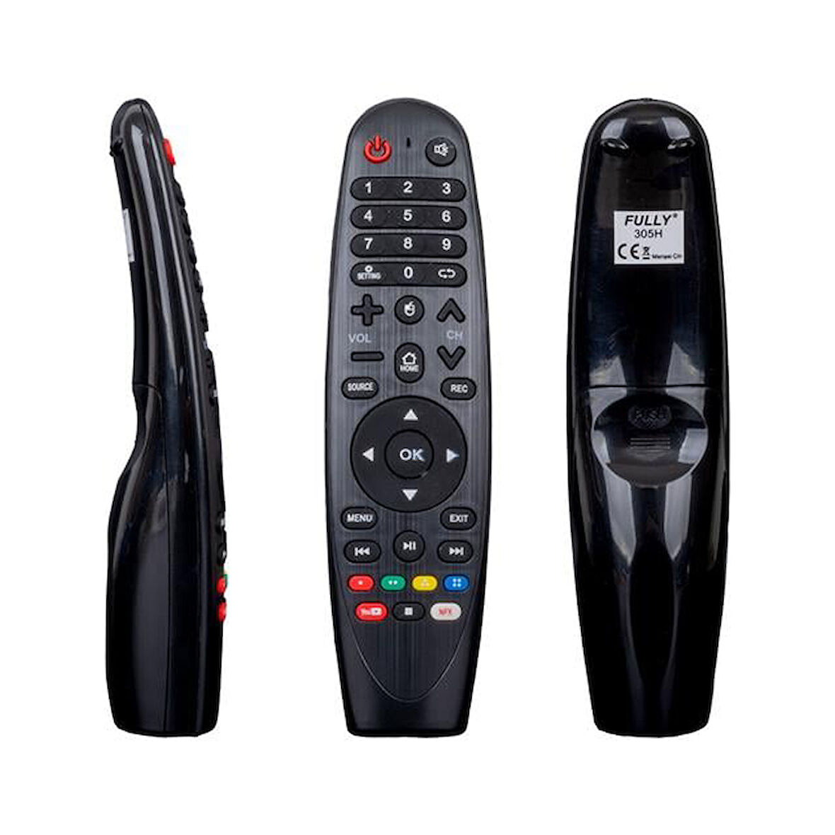 Fully Telenova Youtube-Netflix Tuşlu Lcd-Led Ses Komutsuz Led Tv Kumanda