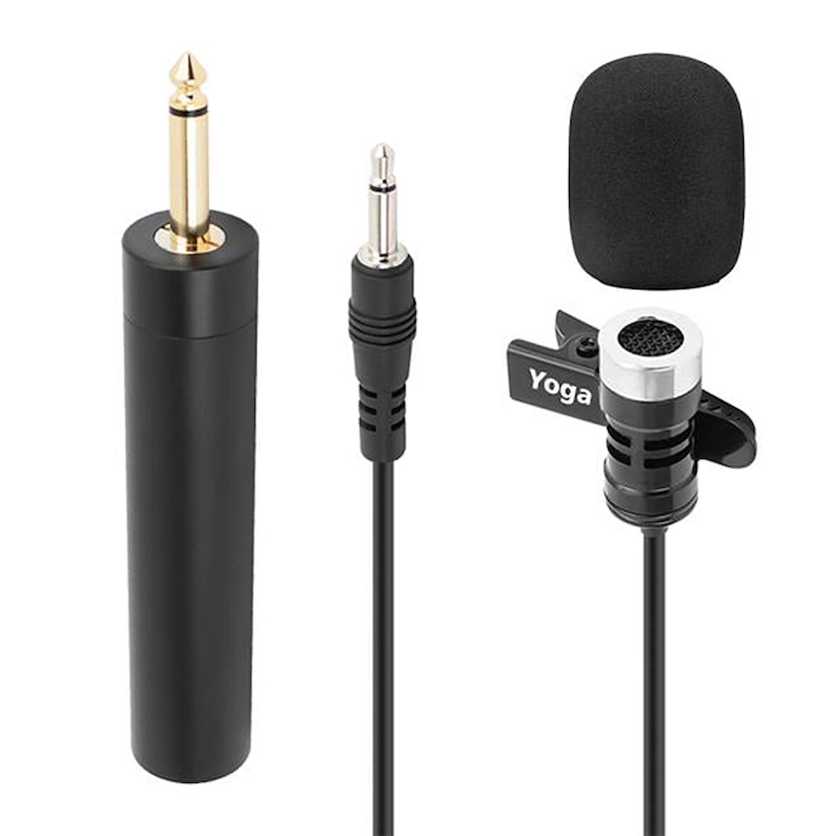 Yoga Ytm-Cm120 4 Metre Kablolu Hassas Kondenser Yaka Mikrofonu