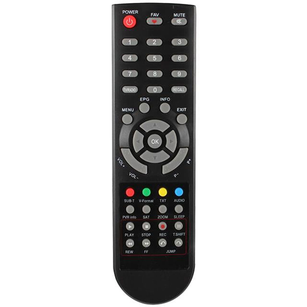 Sunny 14800 Hd Uydu Alıcı Kumandası