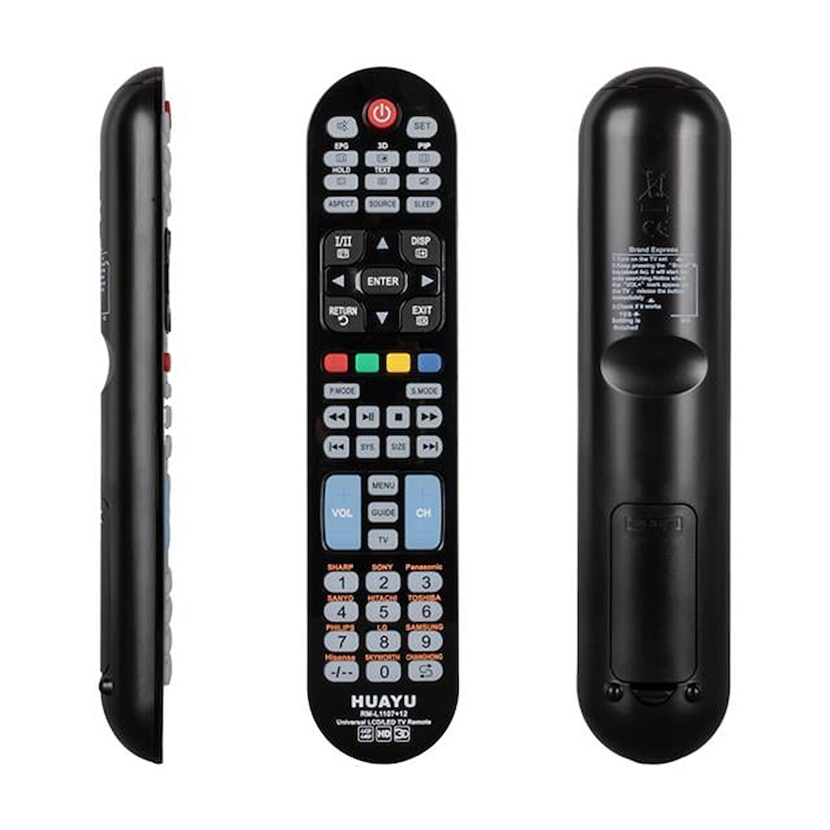 Universal Rm-L1107+12-In-1 Lcd-Led 3D Tv Kumandası