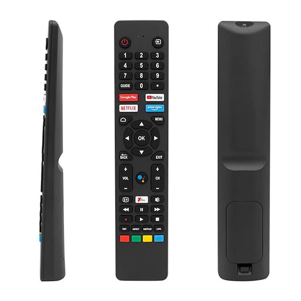 Jvc Rm-C3250 Netflıx-Prıme Vıdeo-Google Play-Youtube Tuşlu Lcd-Led Tv Kumandası