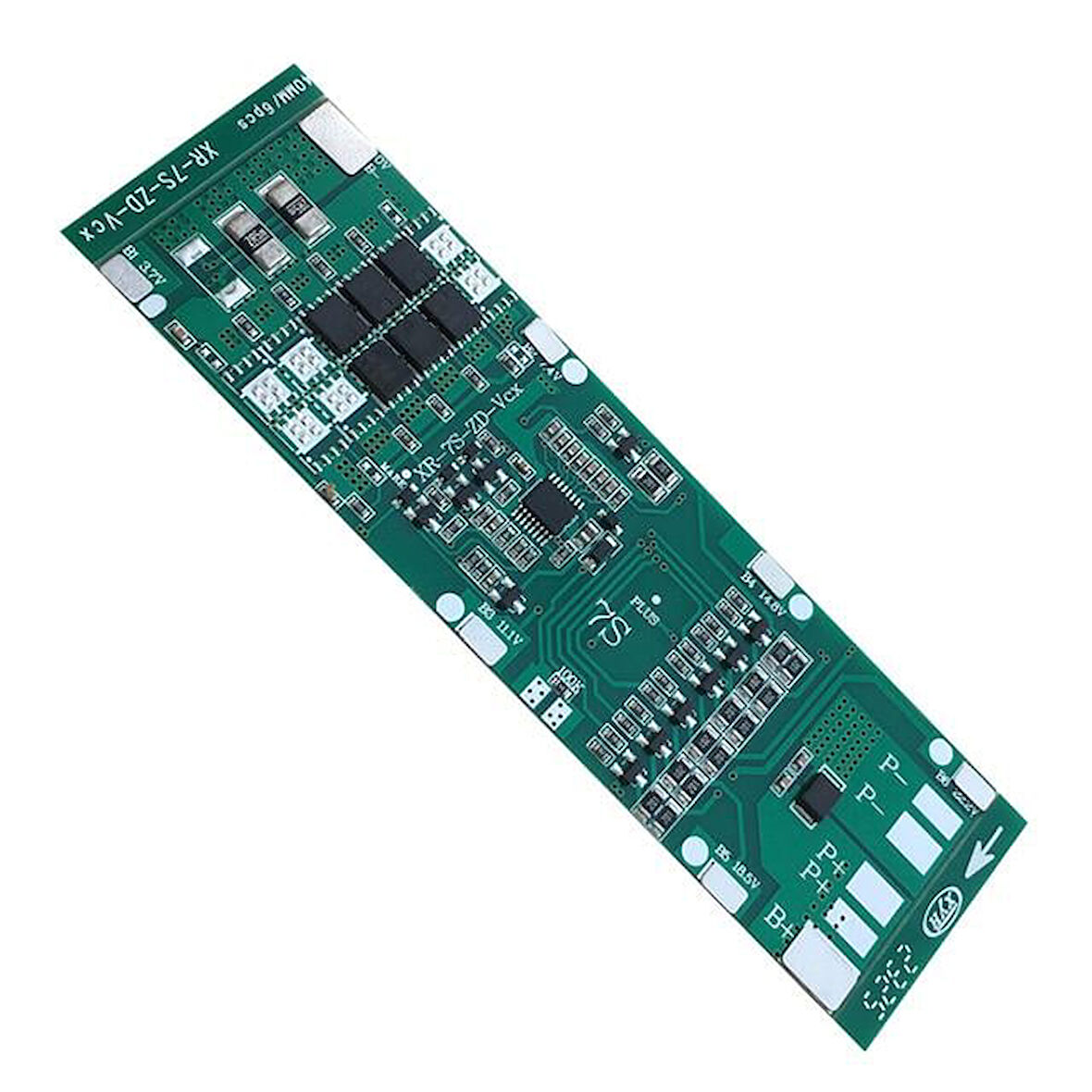 Weko Bms-7082 7S 15A Bms Devresi Lityum Batarya Şarj Modülü (108X34X2.7Mm)