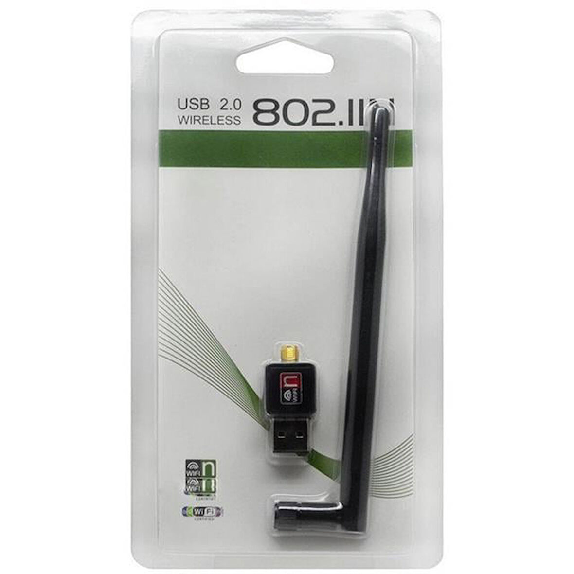 Fully 300 Usb Antenli 802.11N Wifi 7601 Chipset 2.4Ghz 5Db 150 Mbps Ip Uydu Alıcıları Uyumlu Wifi Ad