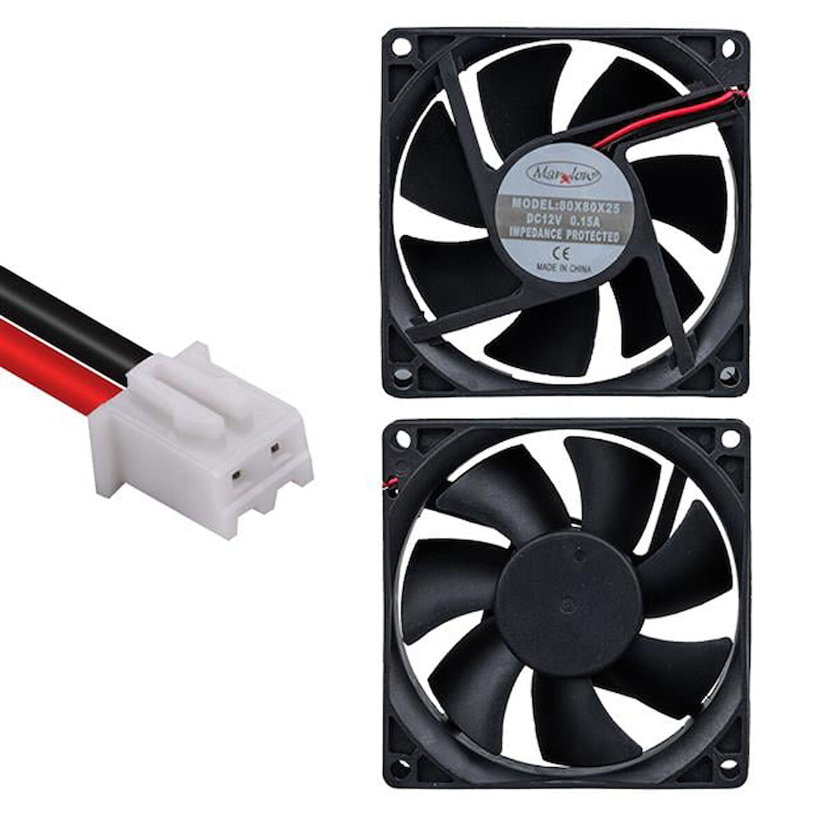 Ic-216 Fırçasız Dc Fan 80X80X25Mm 12 Volt 3 Pin (Seri 2)