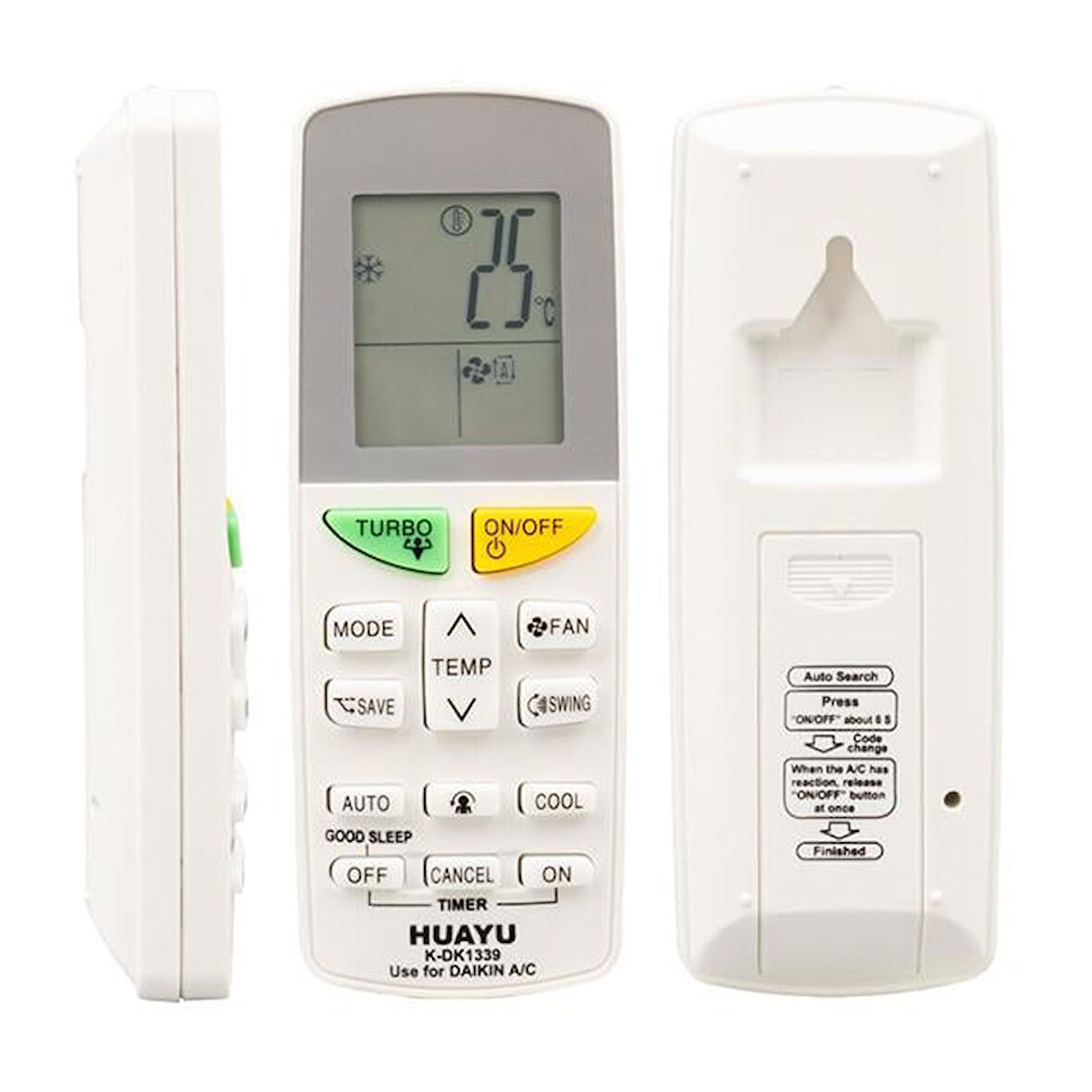 Huayu K-Dk1339 Daikin Universal Klima Kumanda