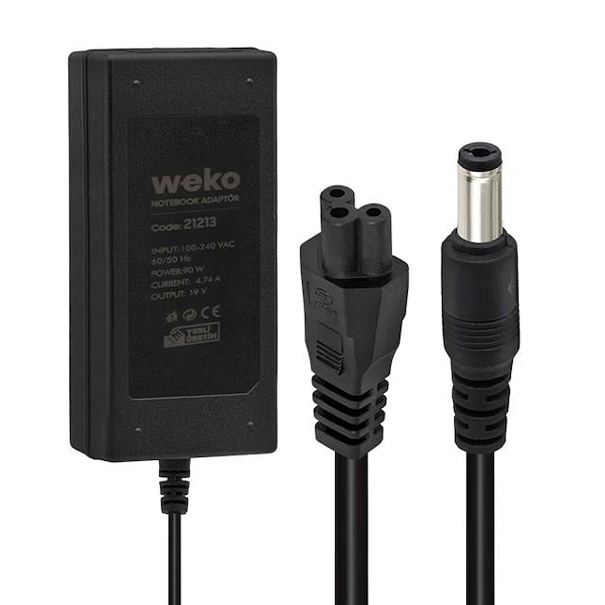 Weko 19 Volt 4.74 Amper 90 Watt Notebook Adaptör (5.5*2.5 Uçlu)