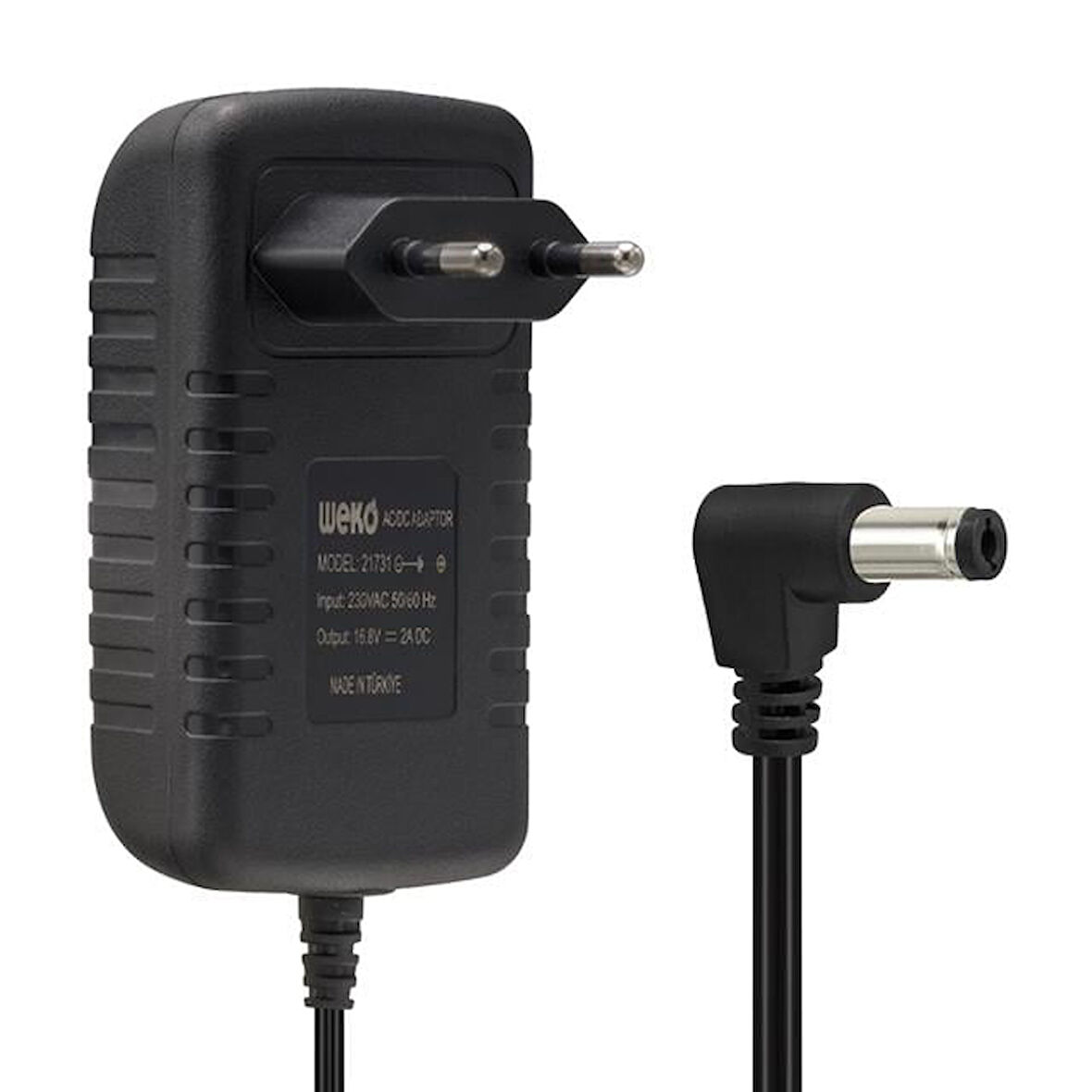 Weko 16.8 Volt - 2 Amper Ledli̇ Pri̇Z Ti̇Pi̇ 5.5*2.5 Uçlu Şarj Adaptörü
