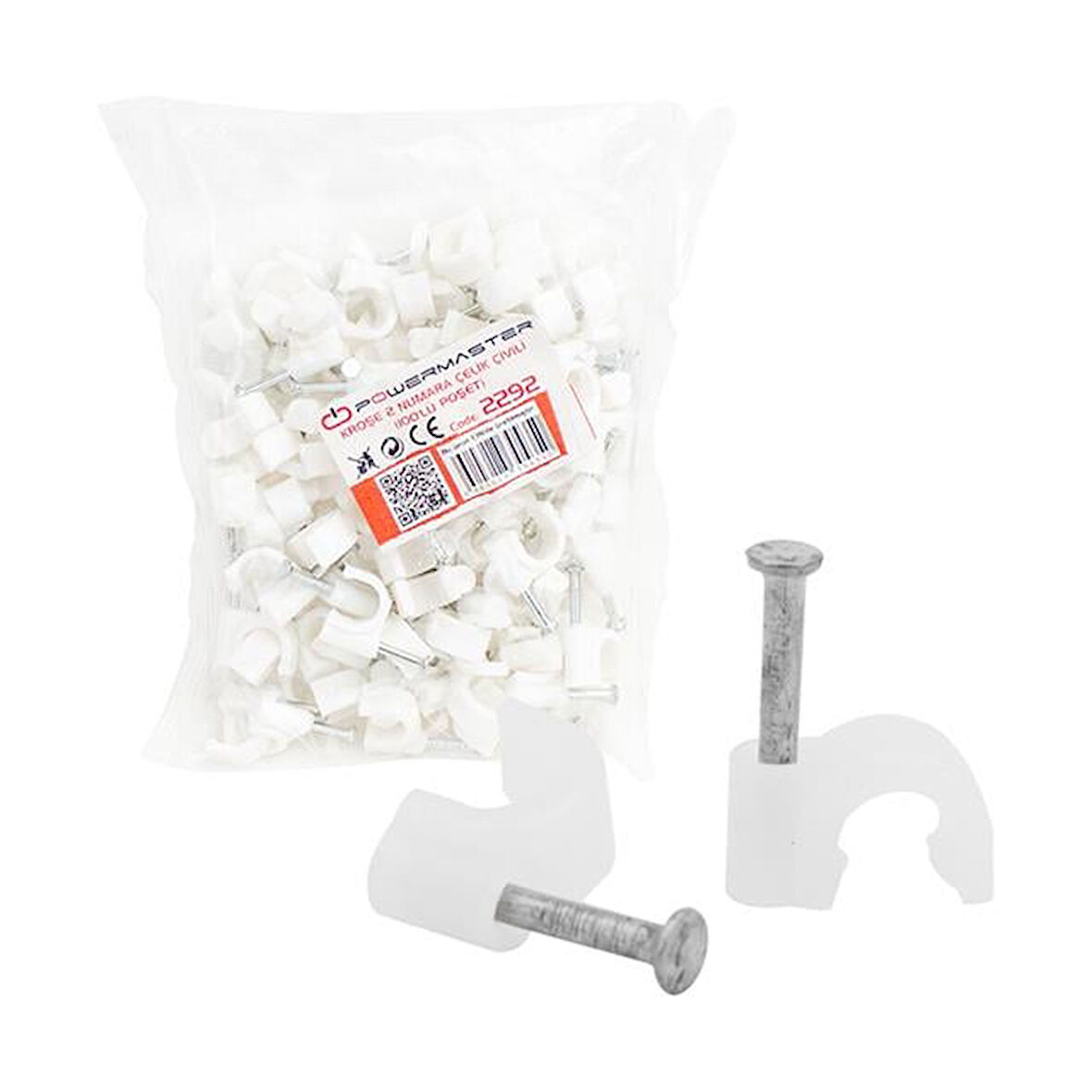 Kroşe 2 Numara Çelik Çivili 100'Lü Paket