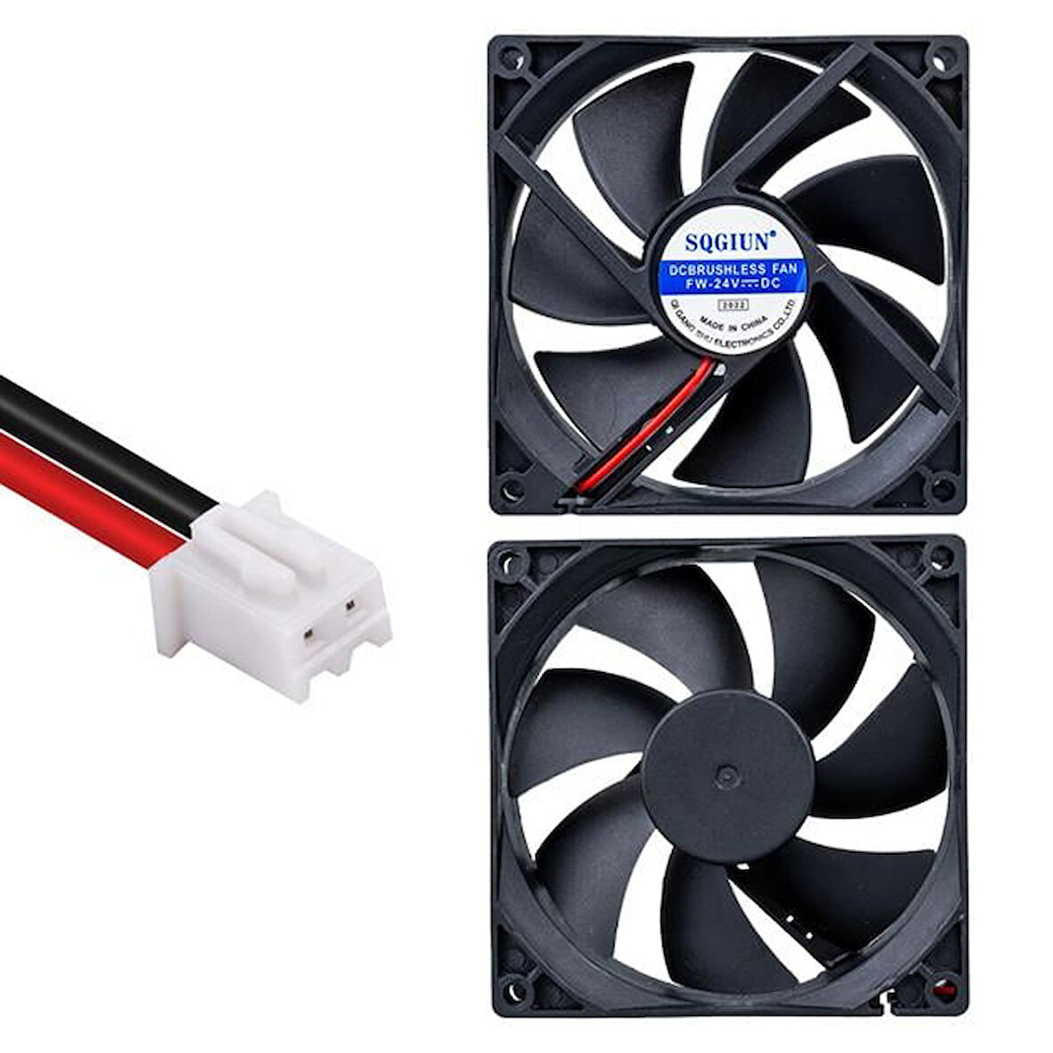 Ic-216A Fırçasız Dc Fan 92X92X25Mm 24 Volt 2 Pin