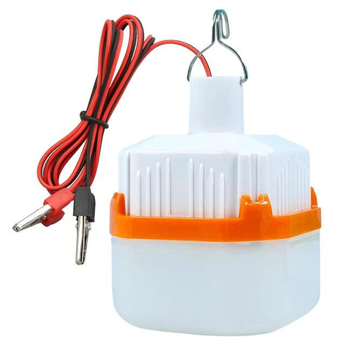 Ht-B11 12 Volt Beyaz Led Lamba Krokodil Maşalı Uçlu 21 Smd Ledli