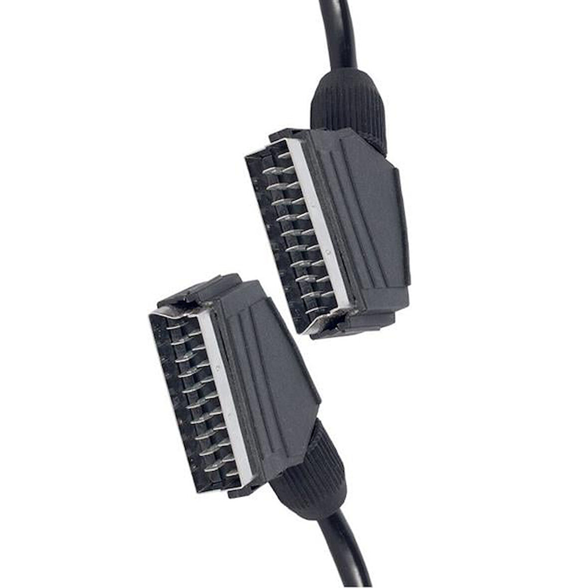 Elektromer 1.2 Metre 7 Mm Tırnaklı Scart Scart Kablo