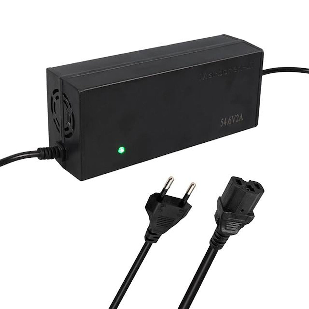 Li-Ion Lityum Piller İçin 54.6 Voltaj 2 Amper Elektrikli Bisiklet Şarj Cihazı