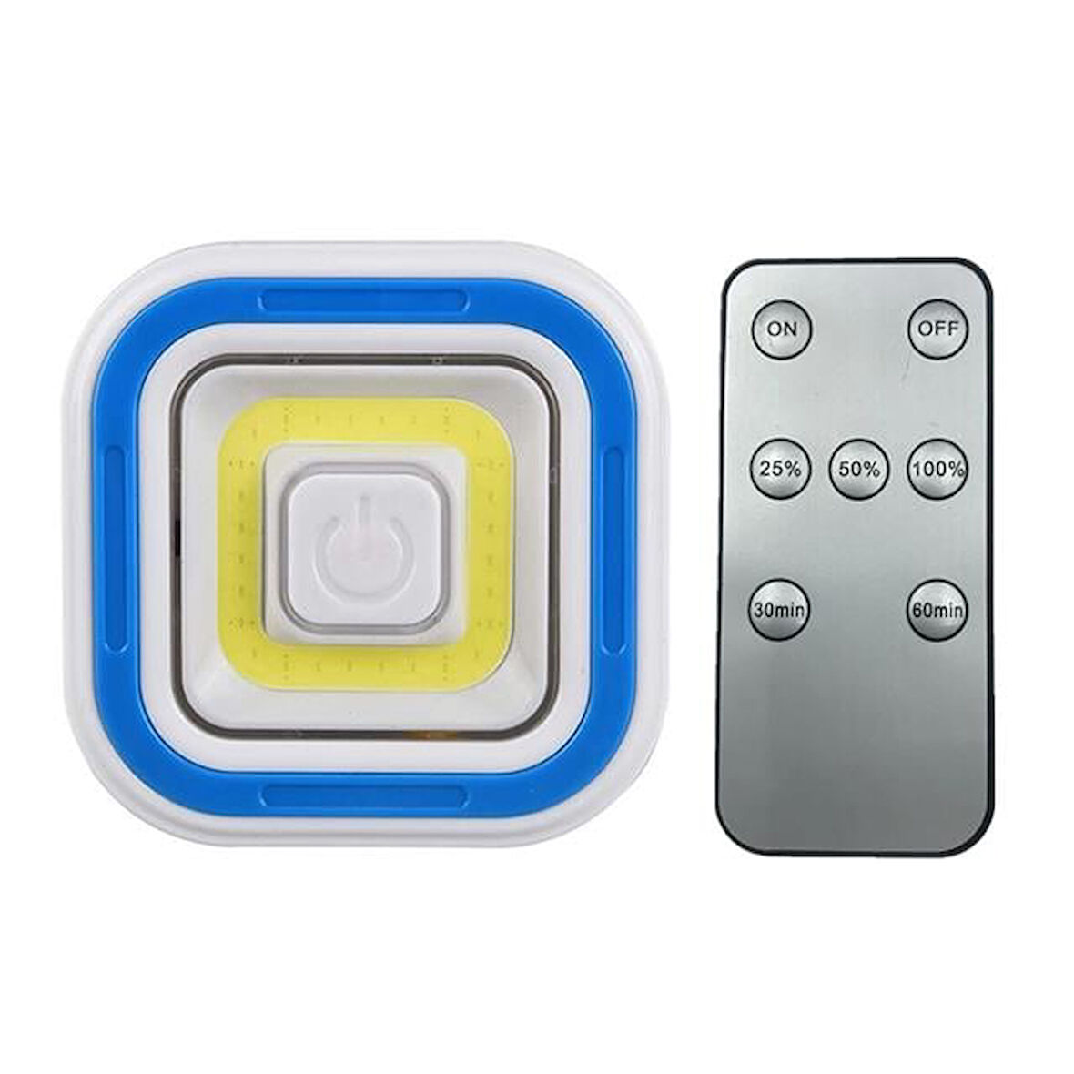 Pm-6937 Cob Ledli Pilli Uzaktan Kumandalı Tekli Lamba